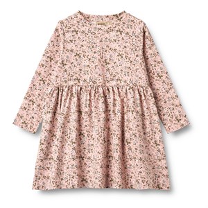 Wheat -  Jersey Dress Sessa, Rose Powder Flowers